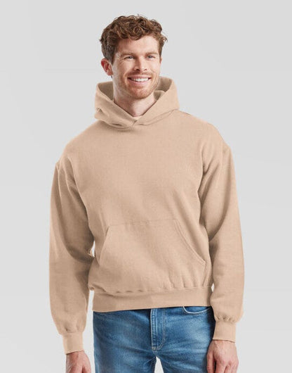 Fruit Of The Loom FOTL Supercotton Hooded Sweat - Desert Sand