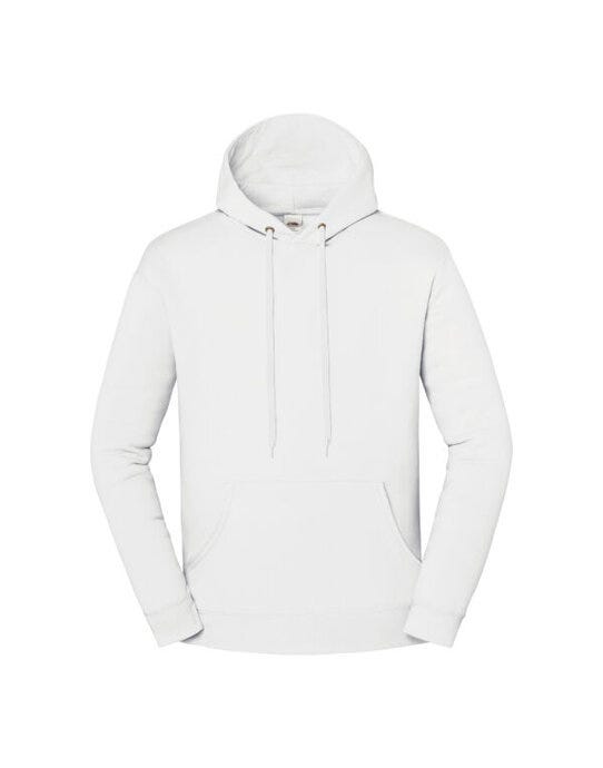 Fruit Of The Loom FOTL Iconic Premium Hooded Sweat - White