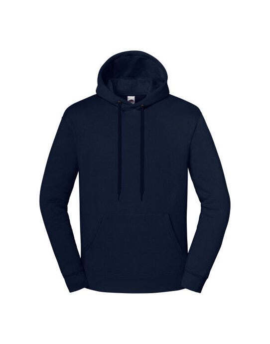 Fruit Of The Loom FOTL Iconic Premium Hooded Sweat - Deep Navy