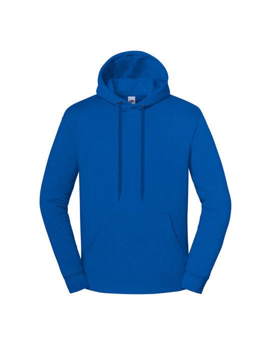 Fruit Of The Loom FOTL Iconic Premium Hooded Sweat - Royal