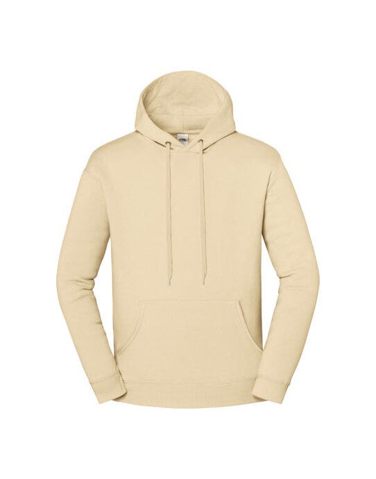 Fruit Of The Loom FOTL Iconic Premium Hooded Sweat - Desert Sand