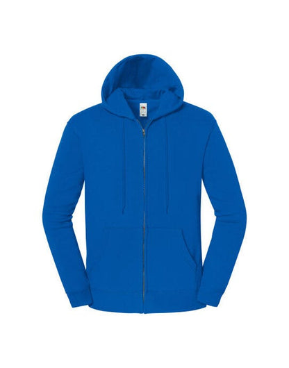 Fruit Of The Loom FOTL Iconic Premium Hooded Sweat Jacket - Royal