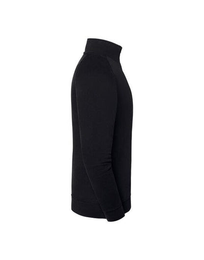 Fruit Of The Loom FOTL Iconic Premium Zip Neck Sweat - Black