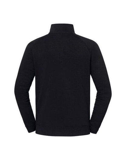 Fruit Of The Loom FOTL Iconic Premium Zip Neck Sweat - Black