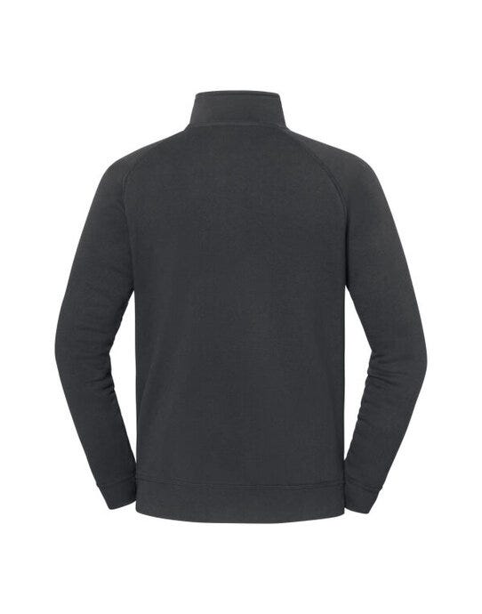 Fruit Of The Loom FOTL Iconic Premium Zip Neck Sweat - Light Graphite