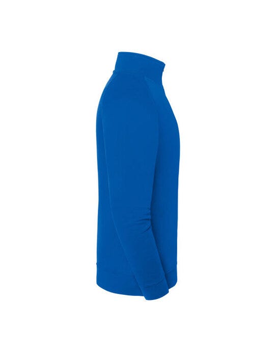 Fruit Of The Loom FOTL Iconic Premium Zip Neck Sweat - Royal