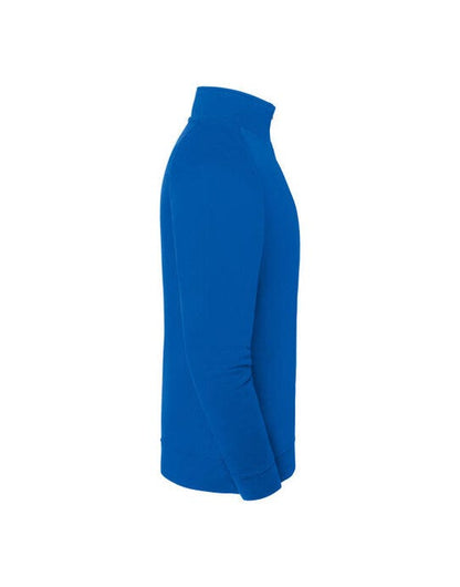 Fruit Of The Loom FOTL Iconic Premium Zip Neck Sweat - Royal