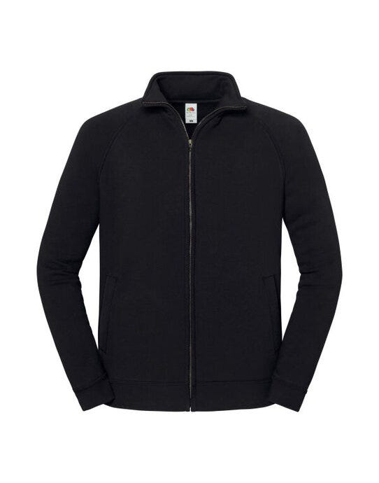 Fruit Of The Loom FOTL Iconic Premium Sweat Jacket - Black