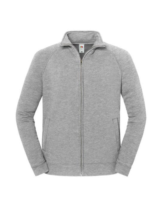 Fruit Of The Loom FOTL Iconic Premium Sweat Jacket - Athletic Heather