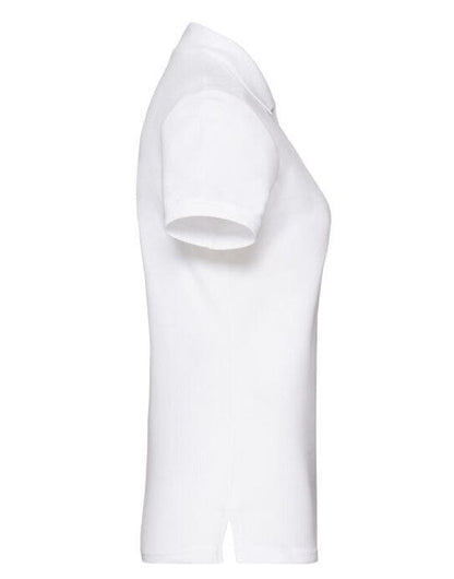 Fruit Of The Loom FOTL Ladies Premium Polo - White