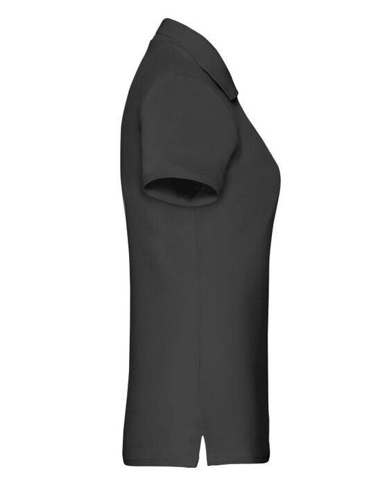 Fruit Of The Loom FOTL Ladies Premium Polo - Black