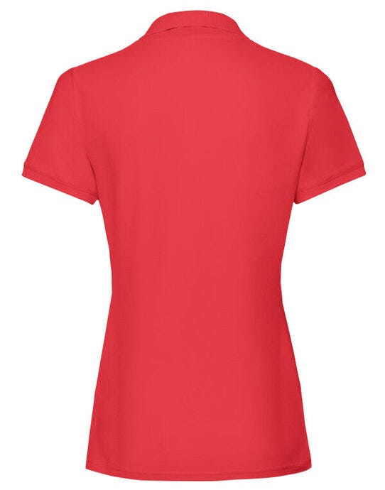 Fruit Of The Loom FOTL Ladies Premium Polo - Red
