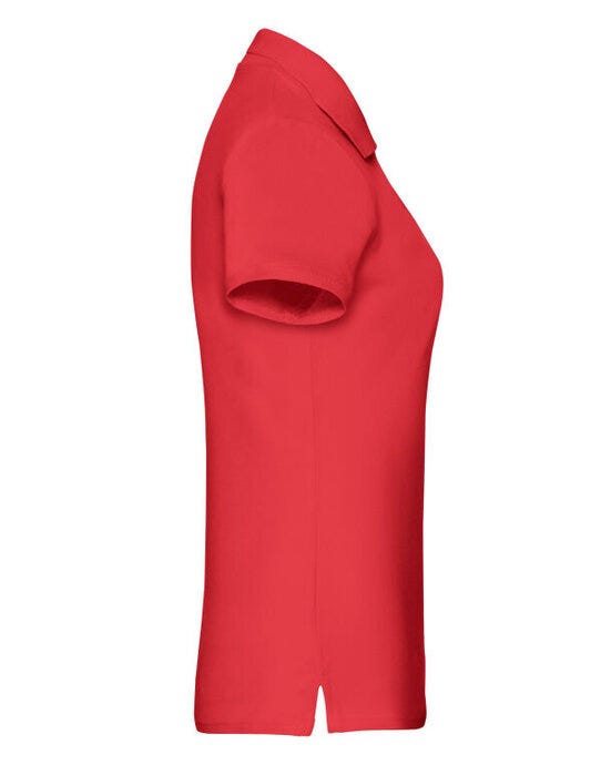 Fruit Of The Loom FOTL Ladies Premium Polo - Red