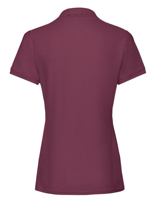 Fruit Of The Loom FOTL Ladies Premium Polo - Burgundy