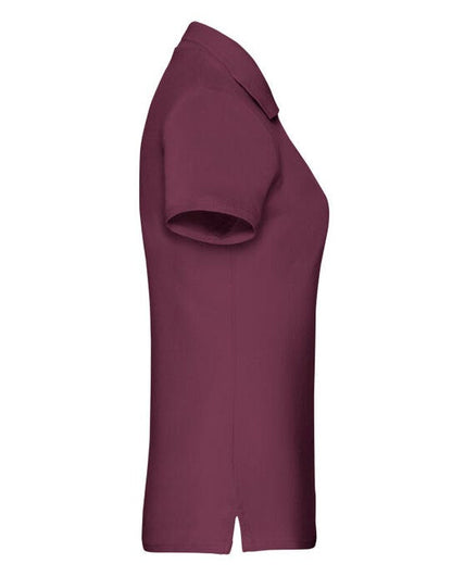 Fruit Of The Loom FOTL Ladies Premium Polo - Burgundy