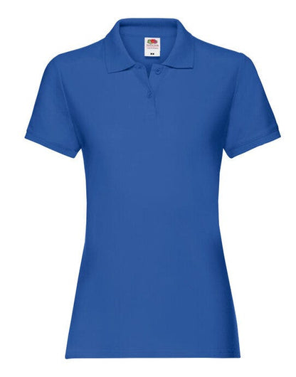 Fruit Of The Loom FOTL Ladies Premium Polo - Royal