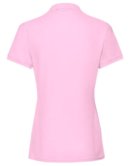 Fruit Of The Loom FOTL Ladies Premium Polo - Light Pink