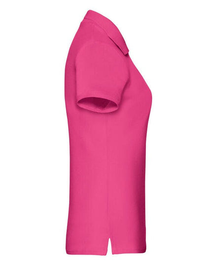 Fruit Of The Loom FOTL Ladies Premium Polo - Fuchsia