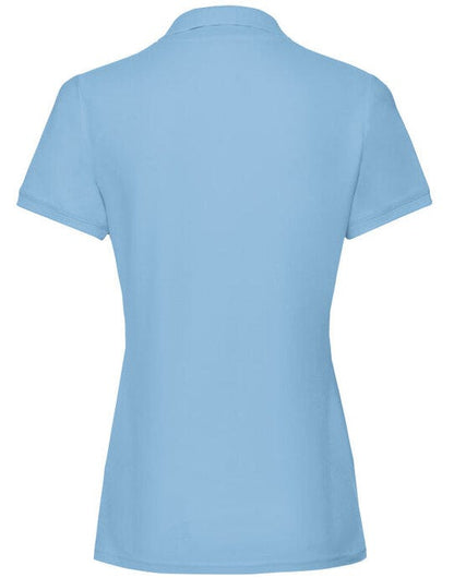 Fruit Of The Loom FOTL Ladies Premium Polo - Sky Blue