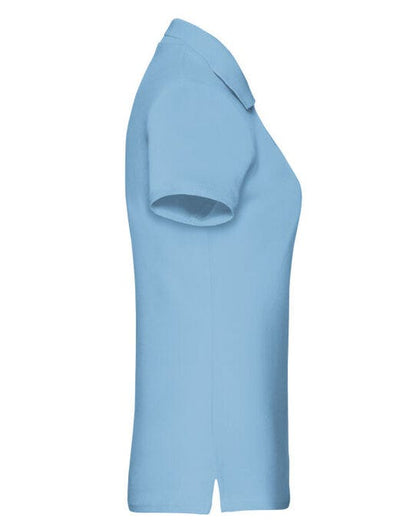 Fruit Of The Loom FOTL Ladies Premium Polo - Sky Blue