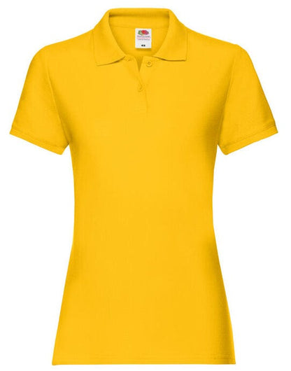 Fruit Of The Loom FOTL Ladies Premium Polo - Sun