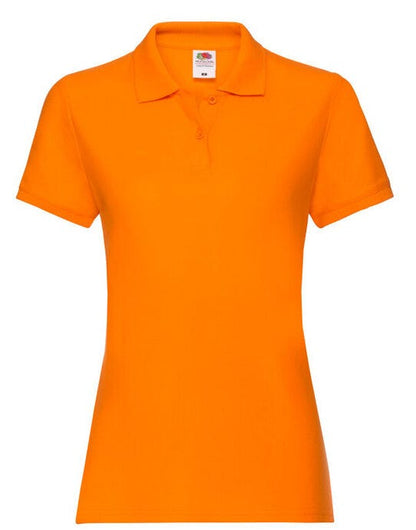 Fruit Of The Loom FOTL Ladies Premium Polo - Orange