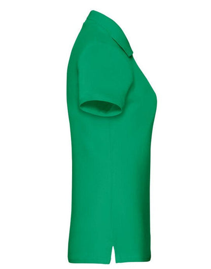 Fruit Of The Loom FOTL Ladies Premium Polo - Kelly Green