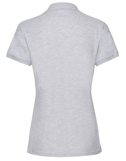 Fruit Of The Loom FOTL Ladies Premium Polo - Heather Grey