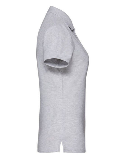 Fruit Of The Loom FOTL Ladies Premium Polo - Heather Grey