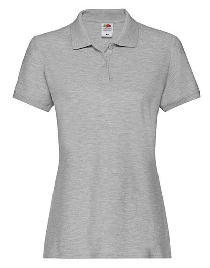 Fruit Of The Loom FOTL Ladies Premium Polo - Athletic Heather