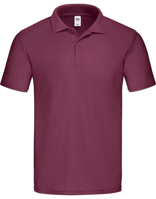 Fruit Of The Loom FOTL Original Polo - Burgundy