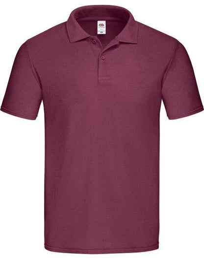 Fruit Of The Loom FOTL Original Polo - Burgundy
