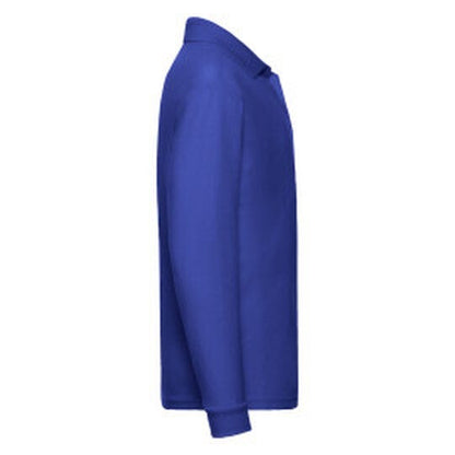 Fruit Of The Loom FOTL Kids 65/35 Long Sleeve Polo - Royal