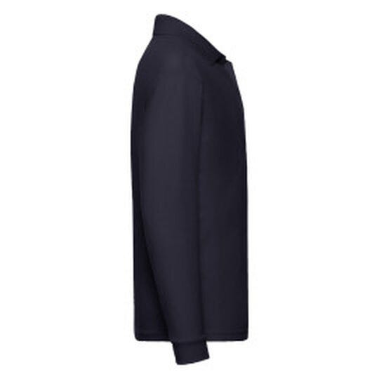 Fruit Of The Loom FOTL Kids 65/35 Long Sleeve Polo - Deep Navy
