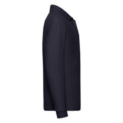 Fruit Of The Loom FOTL Kids 65/35 Long Sleeve Polo - Deep Navy