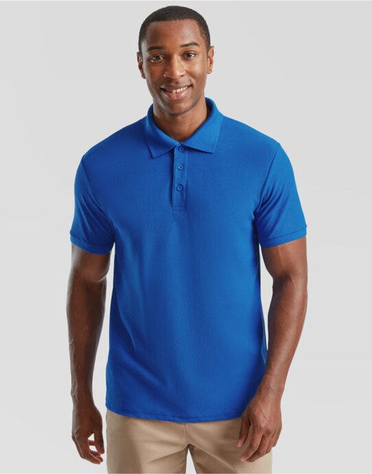 Fruit Of The Loom FOTL Mens 65/35 Heavy Polo - Royal