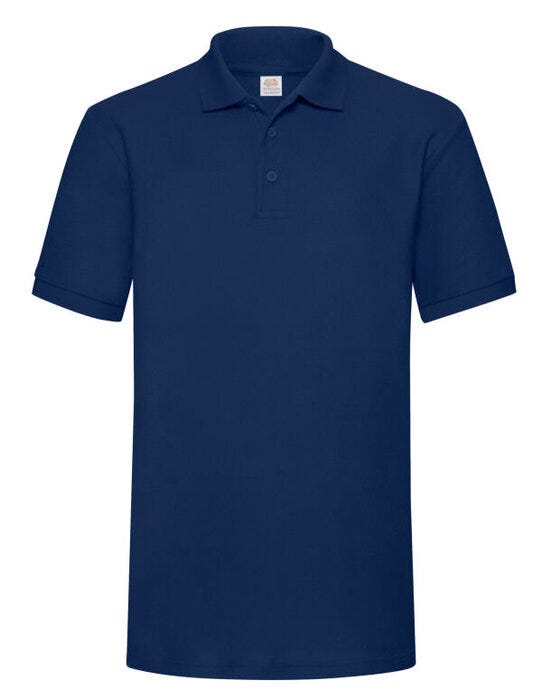 Fruit Of The Loom FOTL Mens 65/35 Heavy Polo - Navy Blue