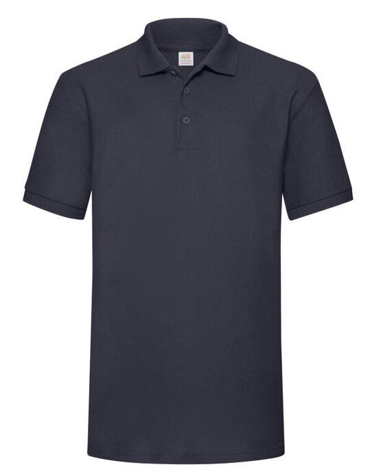 Fruit Of The Loom FOTL Mens 65/35 Heavy Polo - Deep Navy