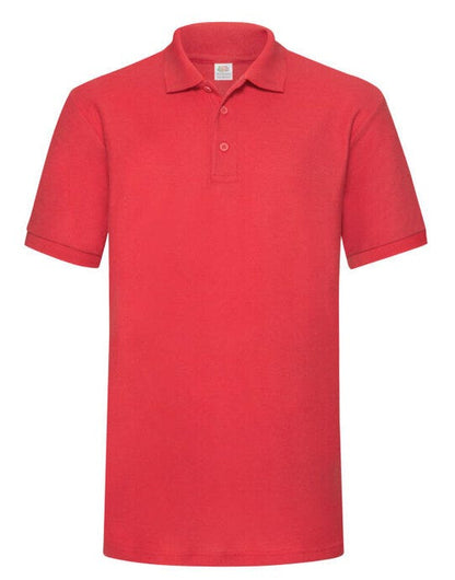 Fruit Of The Loom FOTL Mens 65/35 Heavy Polo - Red