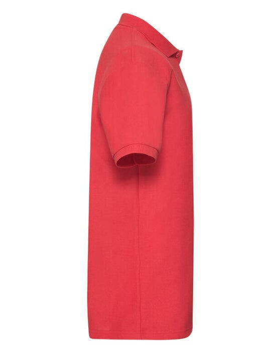Fruit Of The Loom FOTL Mens 65/35 Heavy Polo - Red