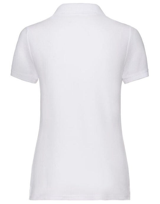 Fruit Of The Loom FOTL Ladies 65/35 Polo - White