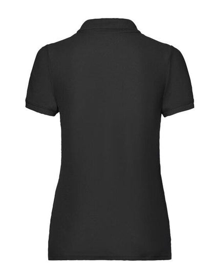 Fruit Of The Loom FOTL Ladies 65/35 Polo - Black