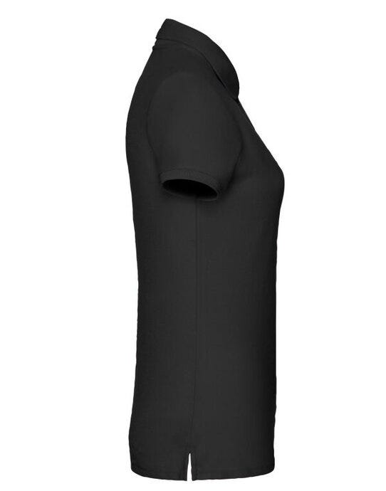 Fruit Of The Loom FOTL Ladies 65/35 Polo - Black