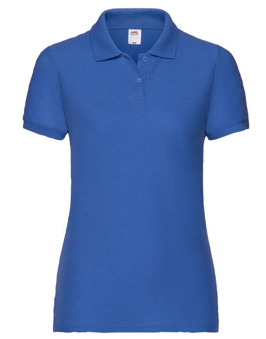 Fruit Of The Loom FOTL Ladies 65/35 Polo - Royal