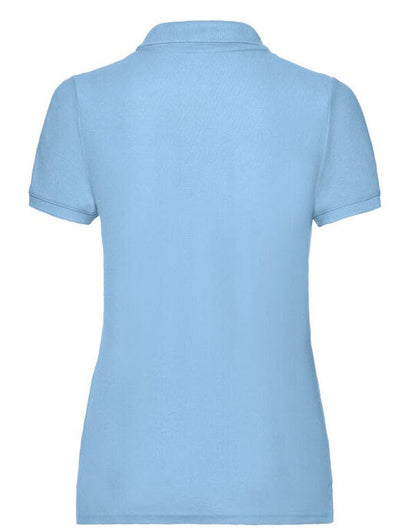 Fruit Of The Loom FOTL Ladies 65/35 Polo - Sky Blue