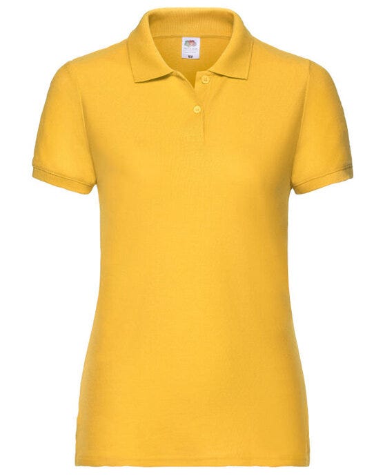 Fruit Of The Loom FOTL Ladies 65/35 Polo - Sun