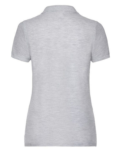 Fruit Of The Loom FOTL Ladies 65/35 Polo - Heather Grey