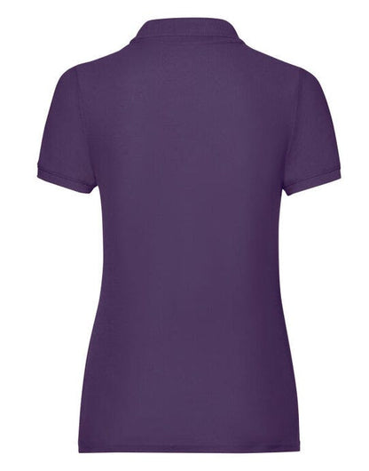 Fruit Of The Loom FOTL Ladies 65/35 Polo - Purple