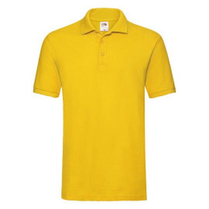 Fruit Of The Loom FOTL Mens Premium Polo - Sun
