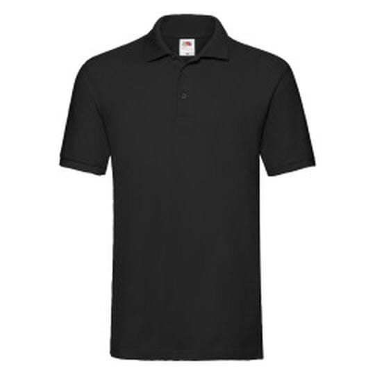 Fruit Of The Loom FOTL Mens Premium Polo - Black